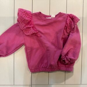 Zara toddler girls sweatshirt